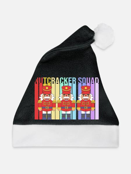 Nussknacker Weihnachten - Weihnachtsmütze - Schwarz/Weiß