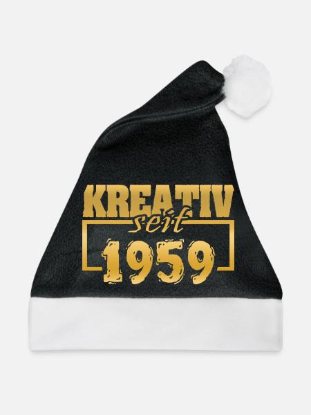 Webdesigner 1959 - Weihnachtsmütze - Schwarz/Weiß