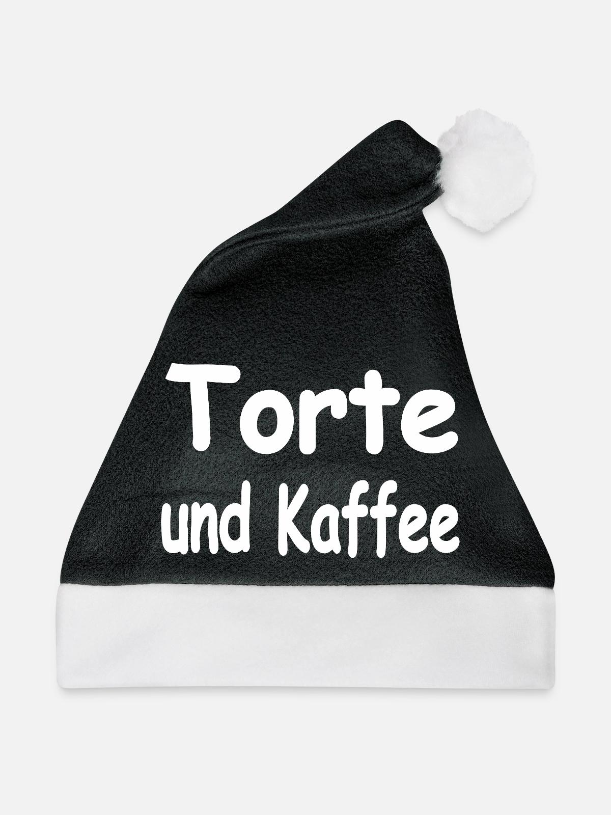 Torte - Weihnachtsmütze - Schwarz/Weiß - Vorne