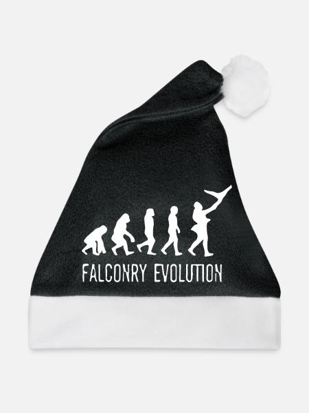 Entwicklung der Falknerei - Weihnachtsmütze - Schwarz/Weiß