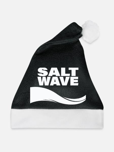 SALT WAVE - Weihnachtsmütze - Schwarz/Weiß