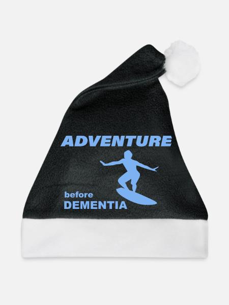 SURF ADVENTURE - Weihnachtsmütze - Schwarz/Weiß