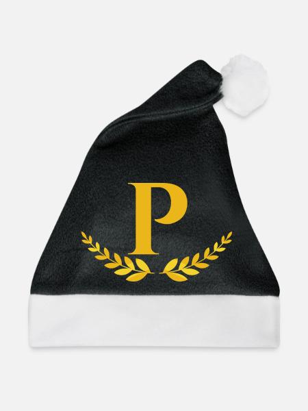 P - Weihnachtsmütze - Schwarz/Weiß