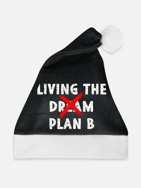 Plan_B - Weihnachtsmütze - Schwarz/Weiß