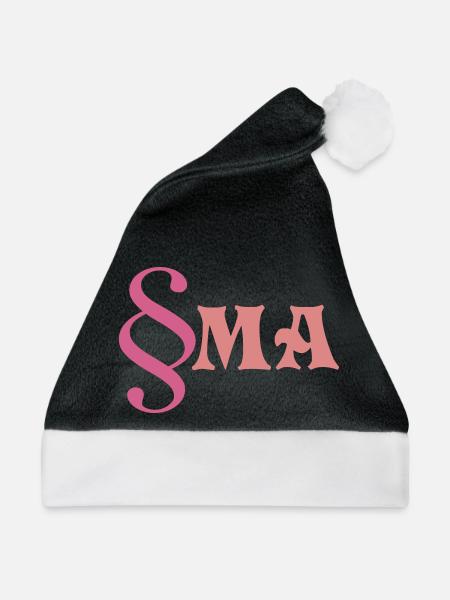 OMA Gesetze - Weihnachtsmütze - Schwarz/Weiß