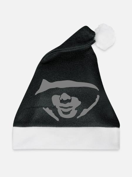 Kapuze - Weihnachtsmütze - Schwarz/Weiß