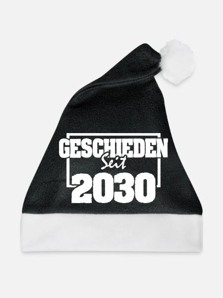 Heirat 2030 - Weihnachtsmütze - Schwarz/Weiß