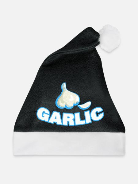 GARLIC - Weihnachtsmütze - Schwarz/Weiß