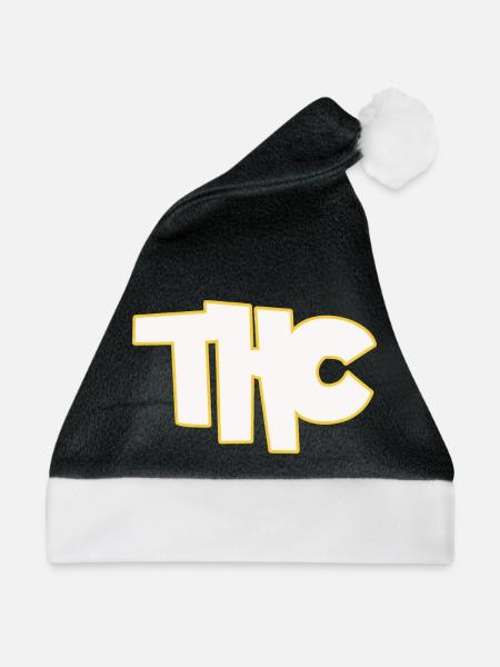 THC - Weihnachtsmütze - Schwarz/Weiß
