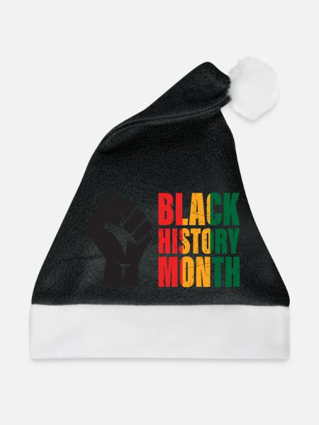 Black History Month - Weihnachtsmütze - Schwarz/Weiß