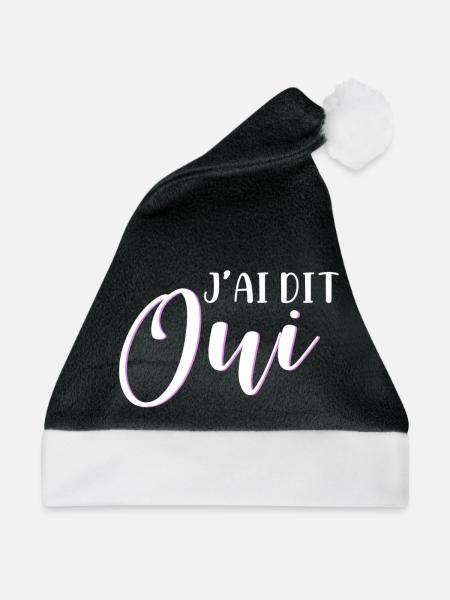 Ich sagte ja - Weihnachtsmütze - Schwarz/Weiß