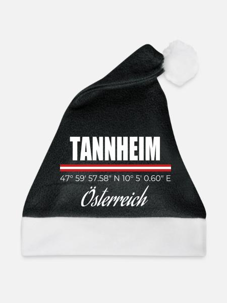 Tannheim - Weihnachtsmütze - Schwarz/Weiß - Vorne