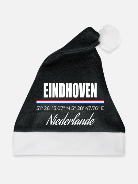 Eindhoven - Weihnachtsmütze - Schwarz/Weiß - Vorne