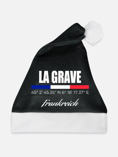 La Grave - Weihnachtsmütze - Schwarz/Weiß