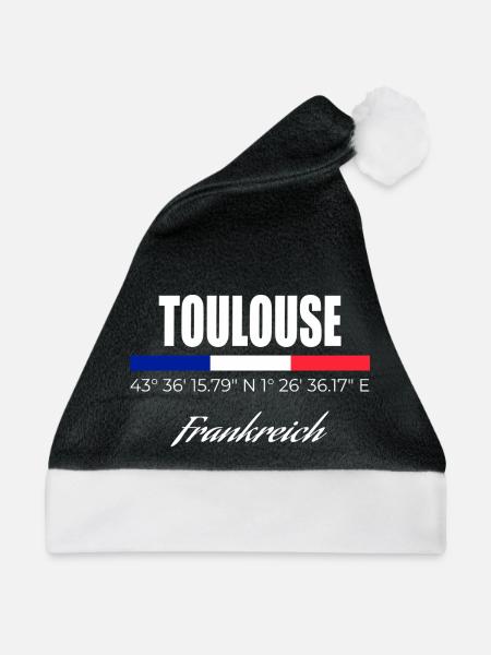 Toulouse - Weihnachtsmütze - Schwarz/Weiß