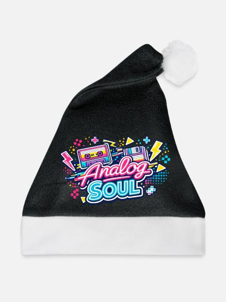 Analog Soul Neon Retro - Weihnachtsmütze - Schwarz/Weiß