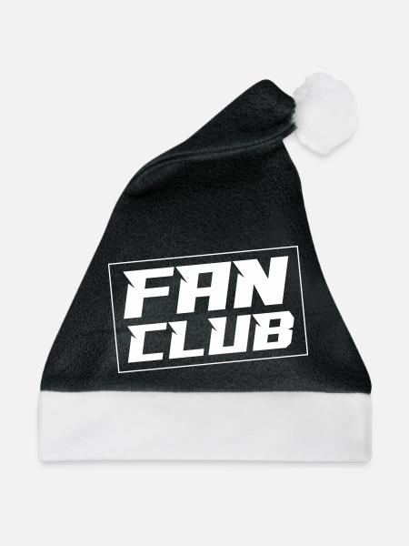Fan Club - Weihnachtsmütze - Schwarz/Weiß