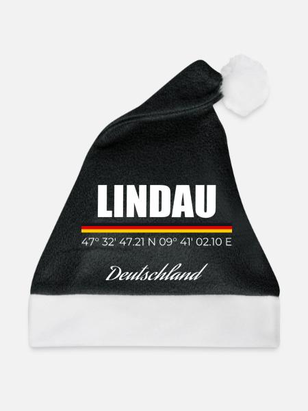 Lindau - Weihnachtsmütze - Schwarz/Weiß