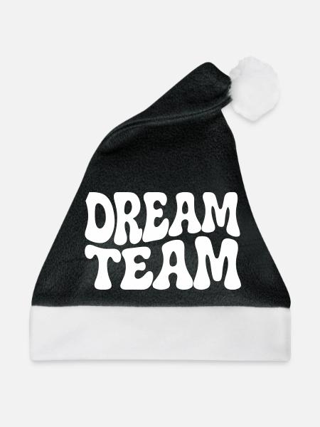 Dream Team - Weihnachtsmütze - Schwarz/Weiß