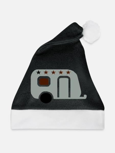 campen - Weihnachtsmütze - Schwarz/Weiß