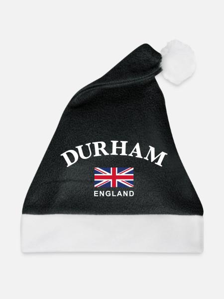 Durham, England - Weihnachtsmütze - Schwarz/Weiß