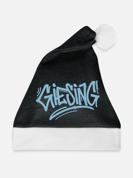 Giesing Graffiti - Weihnachtsmütze - Schwarz/Weiß - Vorne