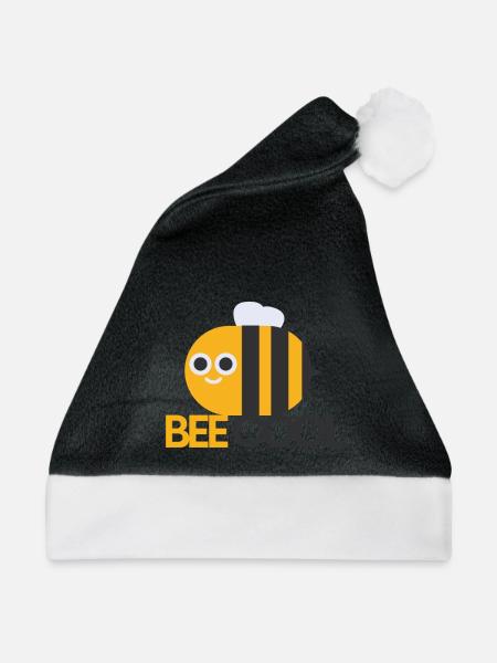 Bee Cool Chef Bee - Weihnachtsmütze - Schwarz/Weiß
