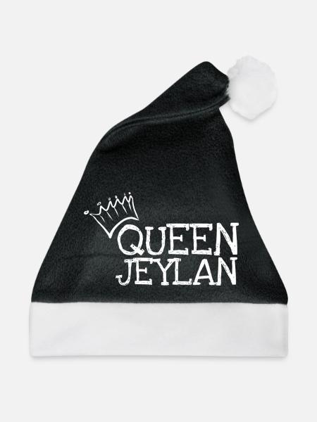 Influencer Jeylan - Weihnachtsmütze - Schwarz/Weiß - Vorne