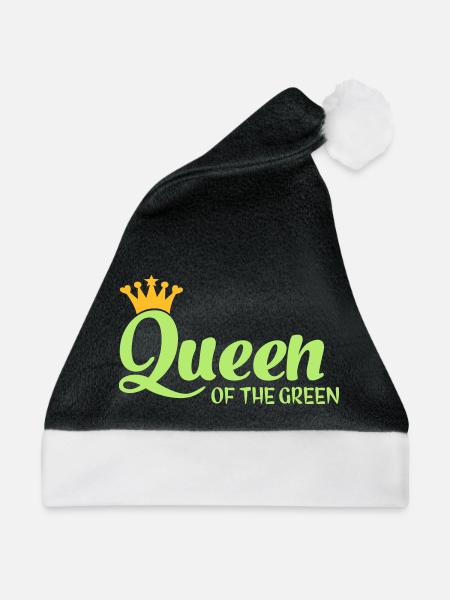 Queen of the Green - Weihnachtsmütze - Schwarz/Weiß