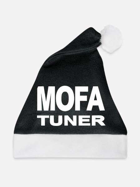 Mofa - Weihnachtsmütze - Schwarz/Weiß - Vorne