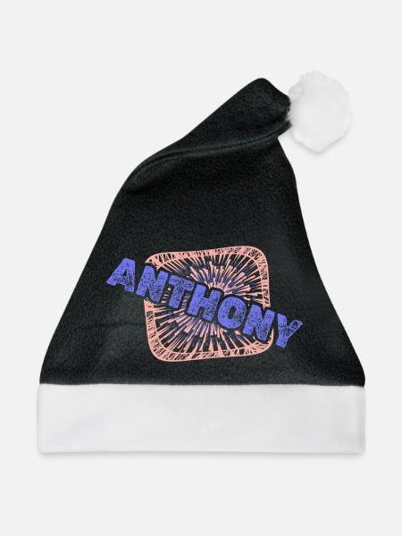 Anthony - Weihnachtsmütze - Schwarz/Weiß