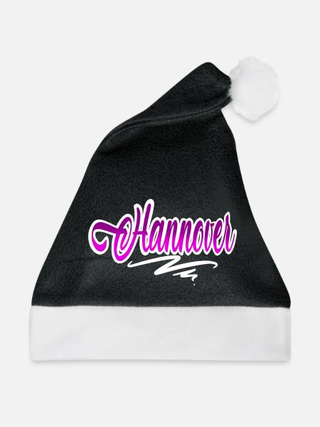 Hannover - Weihnachtsmütze - Schwarz/Weiß - Vorne
