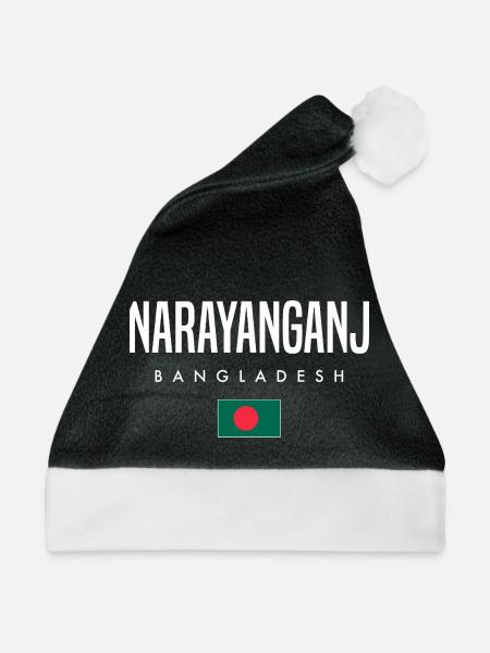 Narayanganj Bangladesch - Weihnachtsmütze - Schwarz/Weiß