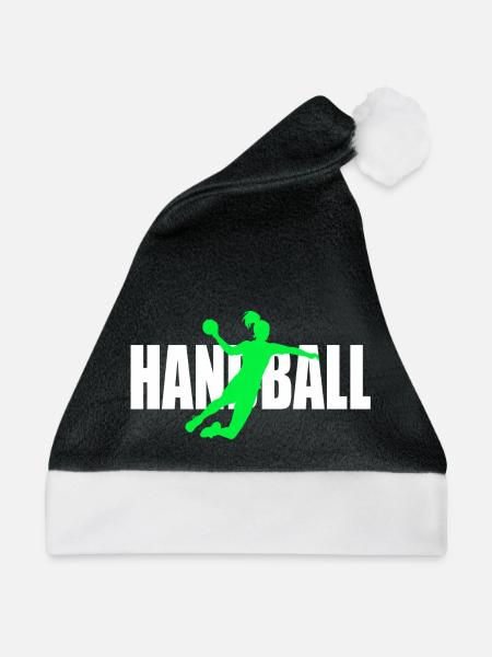 Handball - Weihnachtsmütze - Schwarz/Weiß