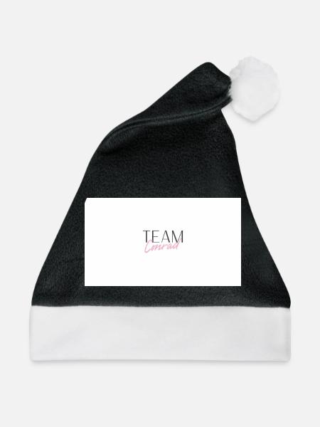 Team Conrad - Weihnachtsmütze - Schwarz/Weiß - Vorne