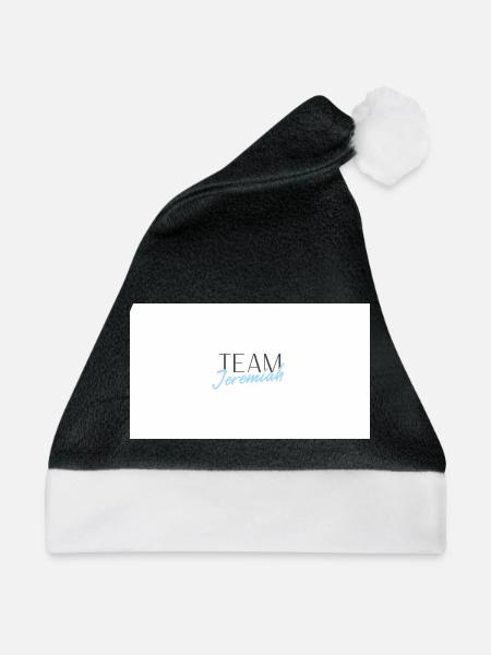 Team Jeremiah - Weihnachtsmütze - Schwarz/Weiß - Vorne