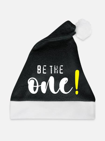 Be the one! - Weihnachtsmütze - Schwarz/Weiß