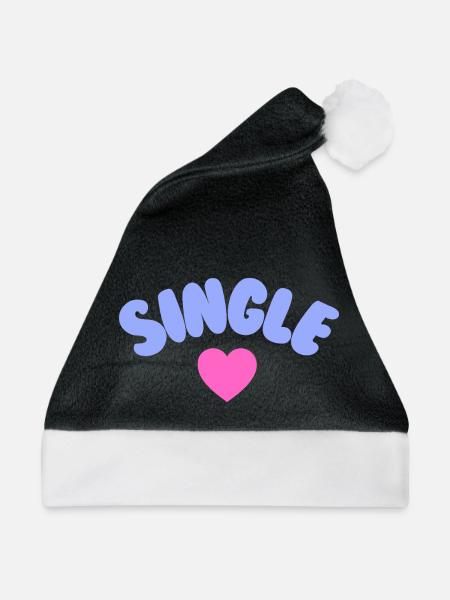 Single Selflove  - Weihnachtsmütze - Schwarz/Weiß