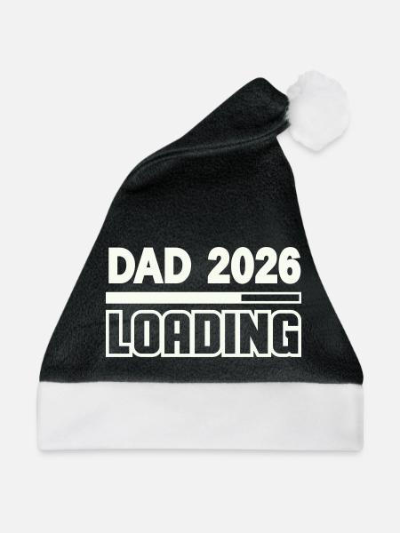 dad_2026_loading- - Weihnachtsmütze - Schwarz/Weiß