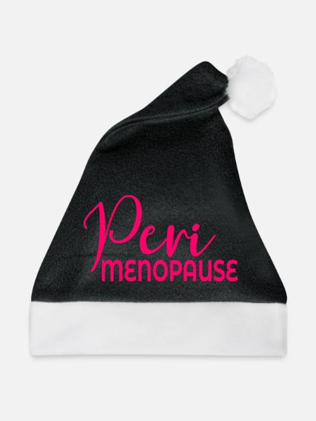 Wechseljahre Frauen Perimenopause - Weihnachtsmütze - Schwarz/Weiß