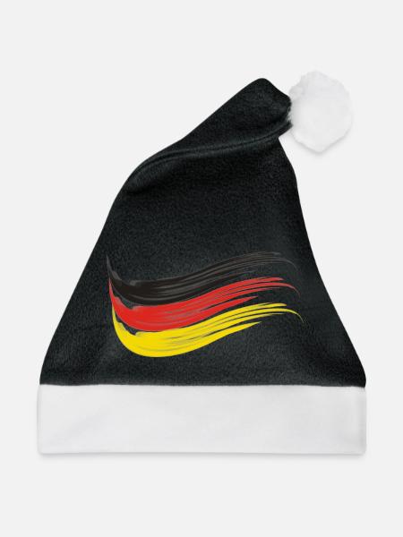 NATIONALFLAGGE DEUTSCHLANDS - Weihnachtsmütze - Schwarz/Weiß