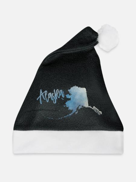 Alaska - Weihnachtsmütze - Schwarz/Weiß