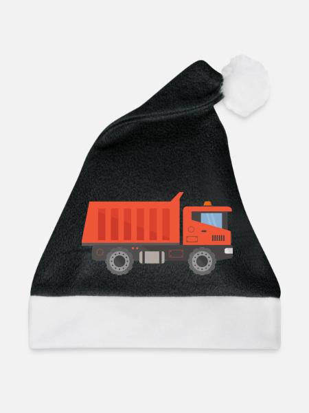 Lkw - Weihnachtsmütze - Schwarz/Weiß