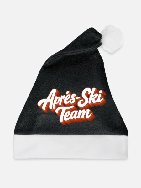 Apres Ski Team - Weihnachtsmütze - Schwarz/Weiß