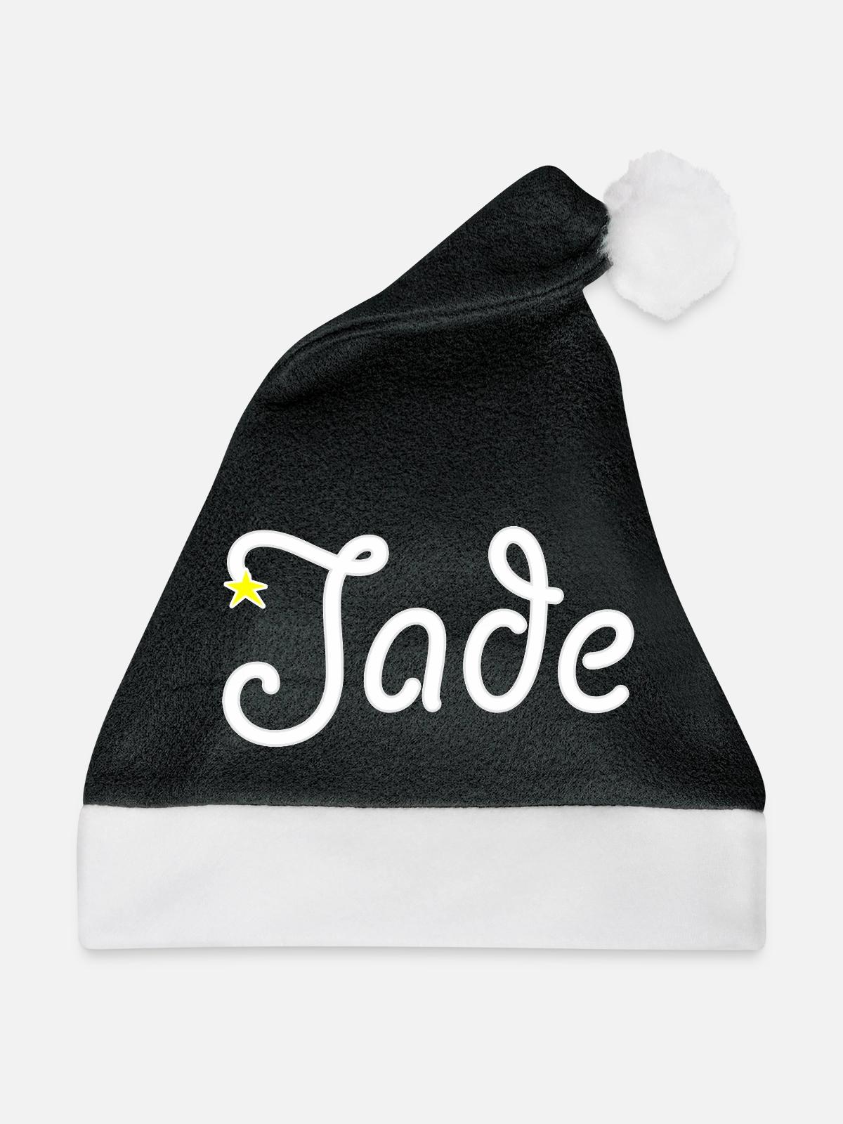 Jade - Weihnachtsmütze - Schwarz/Weiß - Vorne