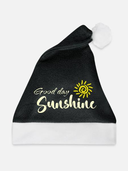 Good day sunshine - Weihnachtsmütze - Schwarz/Weiß