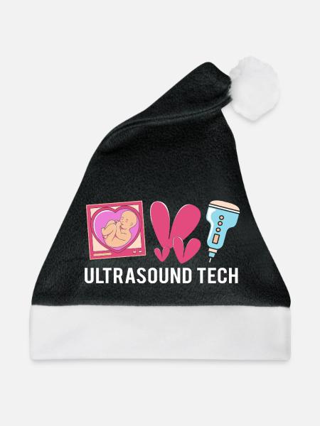 Ultraschall Techniker Ultraschalltechniker - Weihnachtsmütze - Schwarz/Weiß