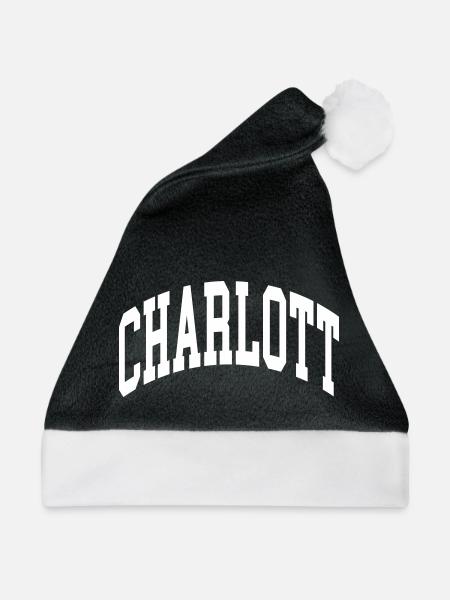 Charlott - Weihnachtsmütze - Schwarz/Weiß