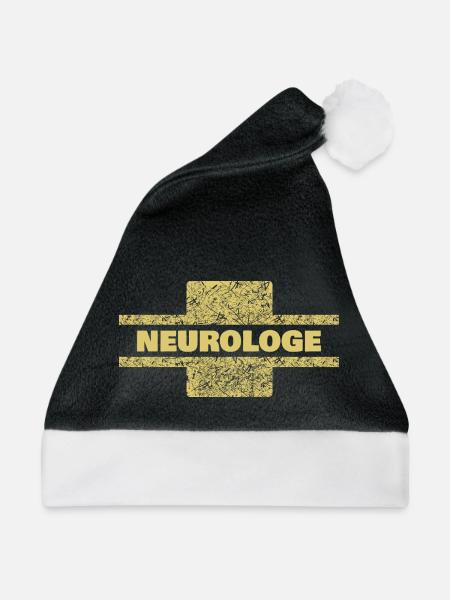 Berufung Neurologe - Weihnachtsmütze - Schwarz/Weiß
