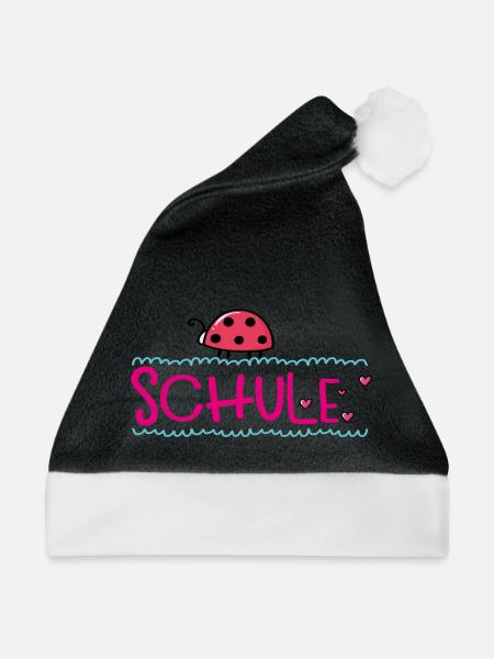 Schule mit Glück - Weihnachtsmütze - Schwarz/Weiß